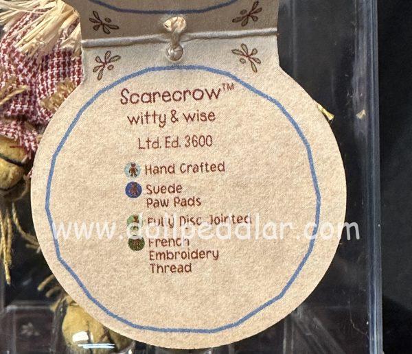 Wizard of Oz Scarecrow by Janet Wilson 3.5" Presented in a Plexiglass Display Case - Image 4