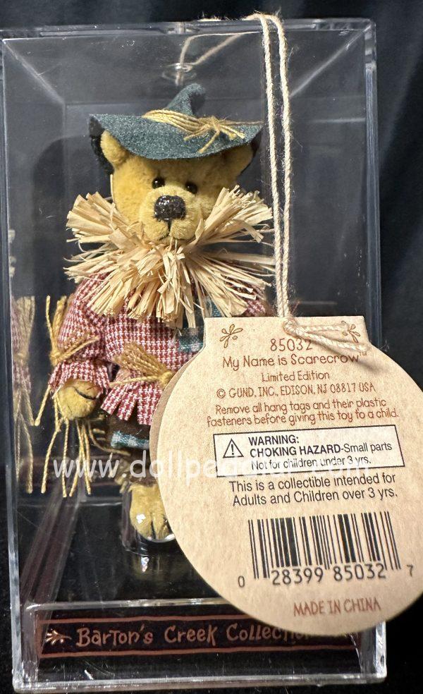 Wizard of Oz Scarecrow by Janet Wilson 3.5" Presented in a Plexiglass Display Case - Image 3