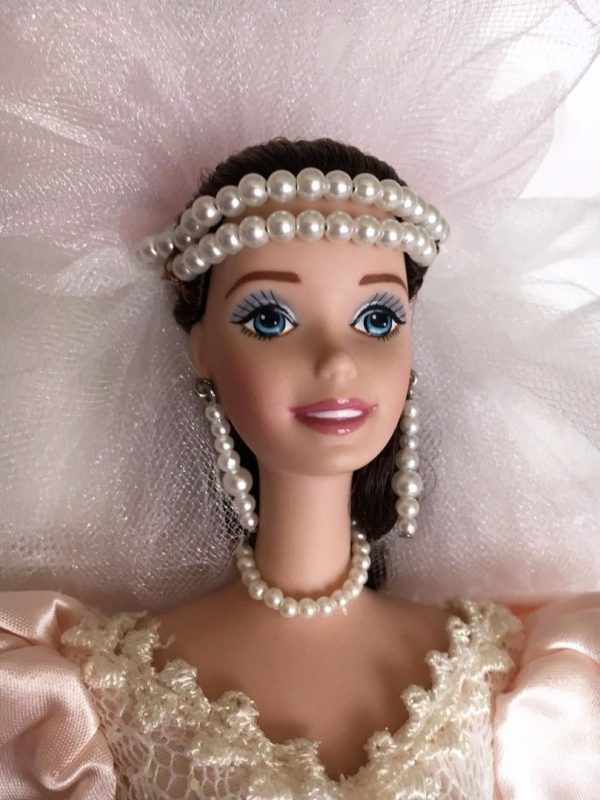 16962 Blushing Orchid Bride Barbie (Porcelain)  NRFB in Shipper