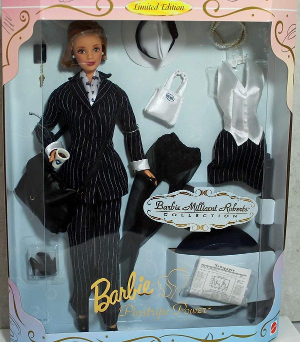 19791 BMR Pinstripe Power Barbie Giftset
