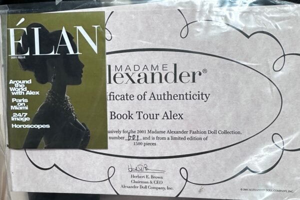Book Tour Gift Set Alex 16" NRFB Retired SIGNED - Image 8