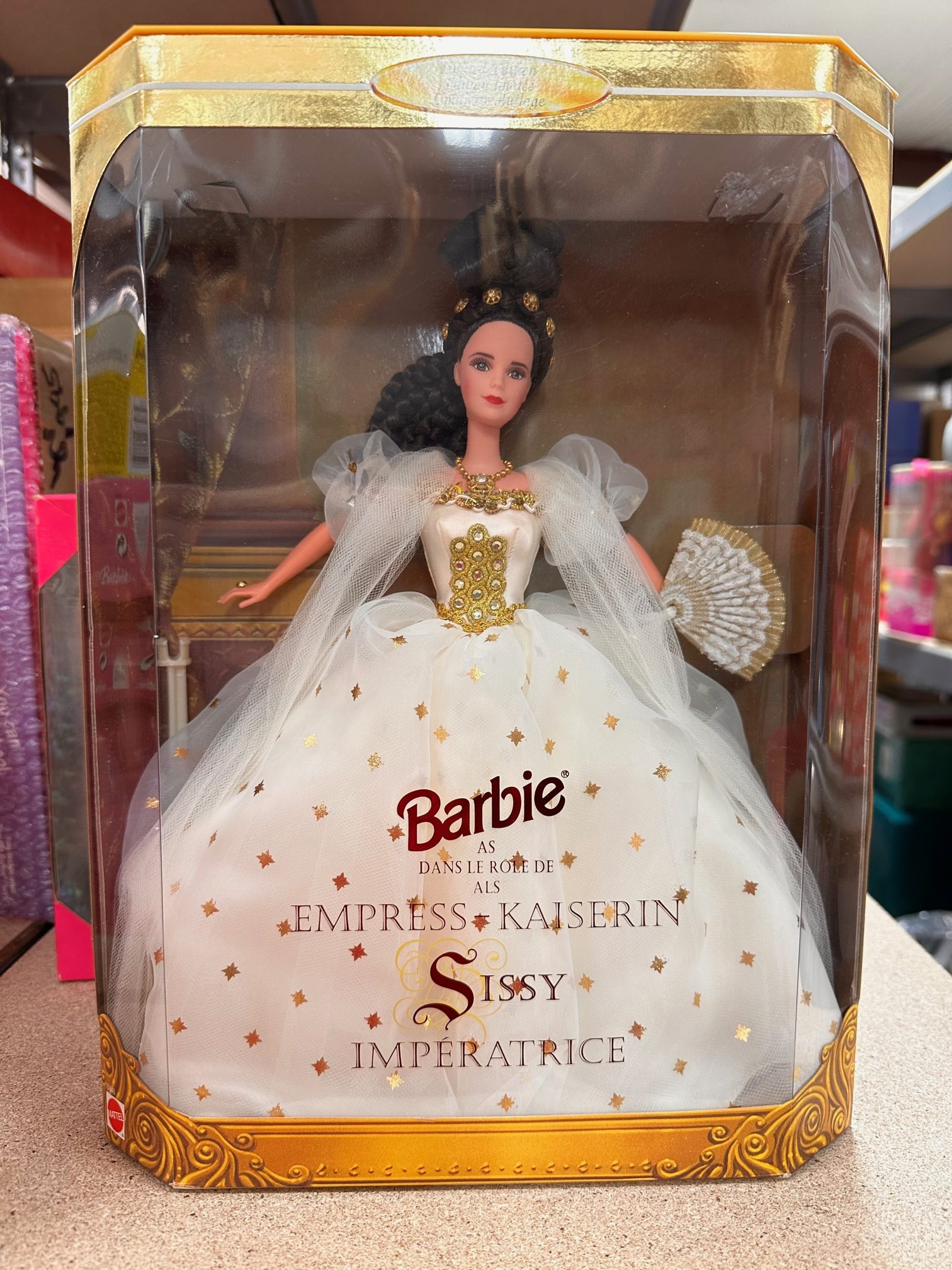 15846 Barbie as Empress of Austria's Habsburg-Lothringen Dynasty Sissy Imperatrice NRFB – Doll Peddlar