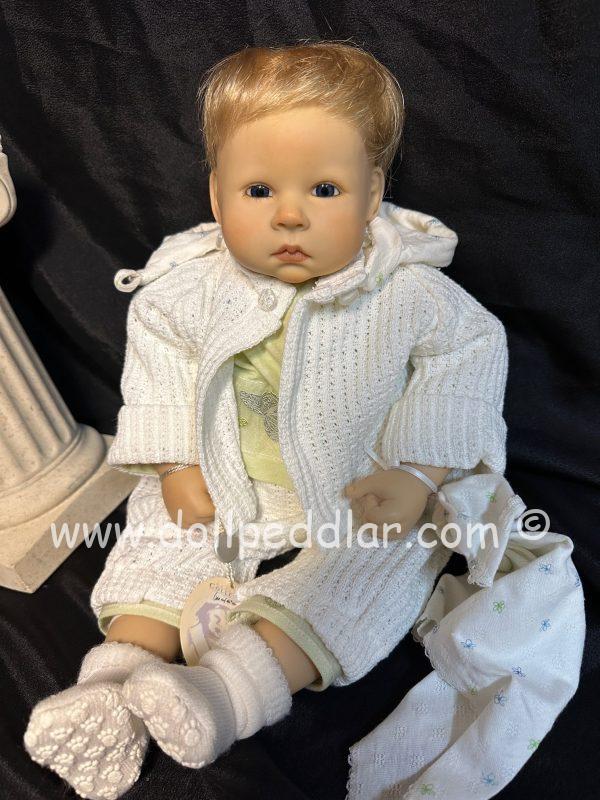 Zapf  Leon by German Artist, Nel de Man weighted 20" handpainted New Never removed from Box in shipper - Image 8