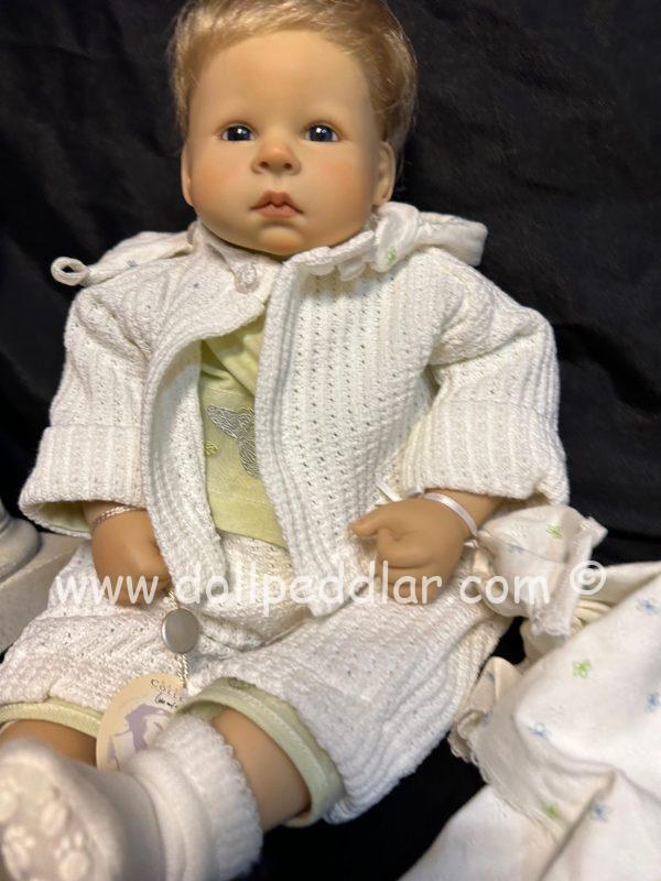 Zapf  Leon by German Artist, Nel de Man weighted 20" handpainted New Never removed from Box in shipper - Image 7