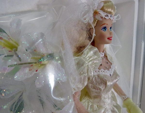 12953 Star Lily Bride Barbie (Porcelain) NRFB in Shipper - Image 5
