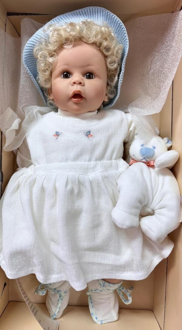 Biene Toddler by German Artist, Rolanda Heimer, Made in Germany by Zapf NRFB in shipper - Image 6