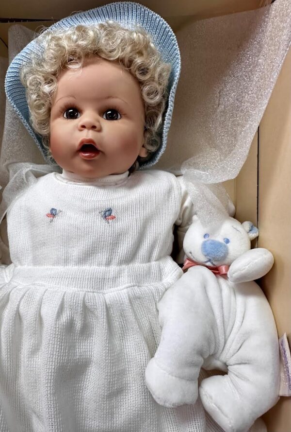 Biene Toddler by German Artist, Rolanda Heimer, Made in Germany by Zapf NRFB in shipper - Image 4