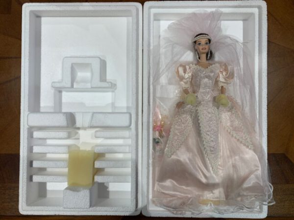 16962 Blushing Orchid Bride Barbie (Porcelain)  NRFB in Shipper - Image 4