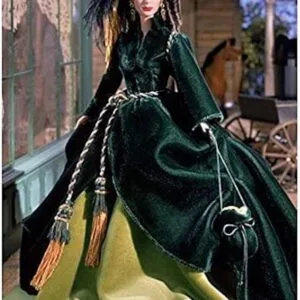 12045 Barbie as Scarlett O’Hara (Drapery Dress)Timeless Treasures Hollywood Legends Collection