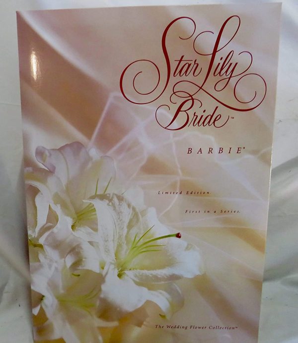 12953 Star Lily Bride Barbie (Porcelain) NRFB in Shipper - Image 4