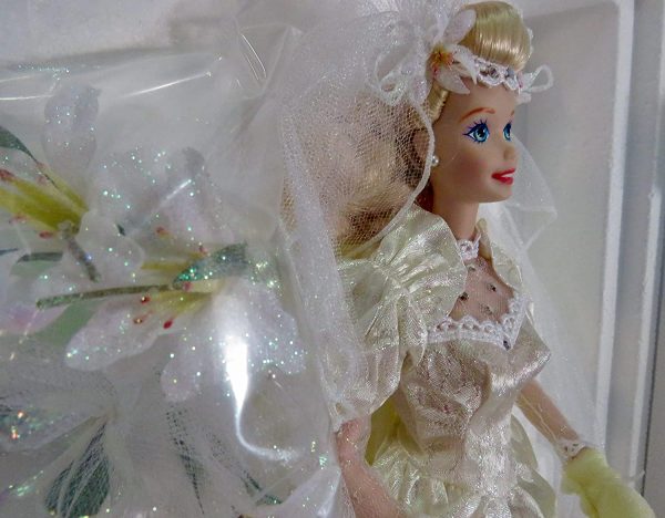 12953 Star Lily Bride Barbie (Porcelain) NRFB in Shipper - Image 6