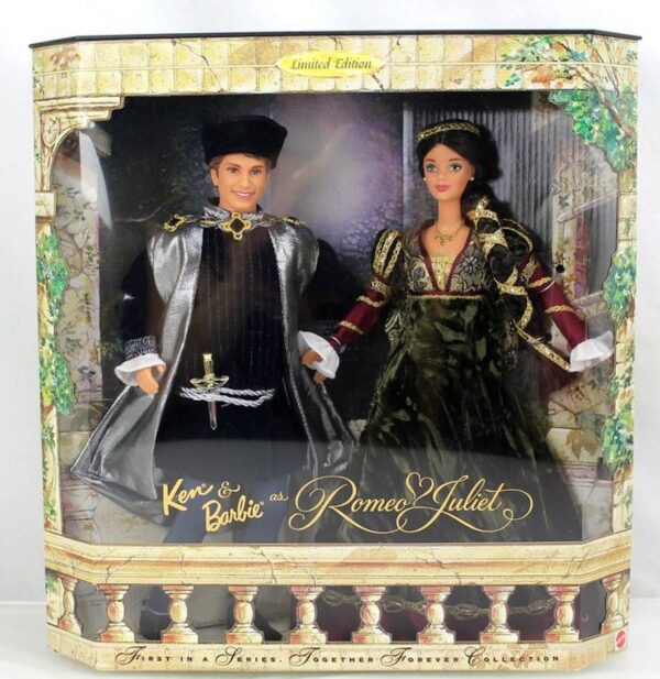 19364 Barbie and Ken as Romeo & Juliet Together Forever  Never Removed from Box