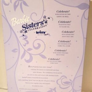 27148 Sisters’ Celebration (Barbie and little sister, Krissy) Mint, Never Opened Box