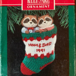 Hallmark Ornament Mom and Dad 1991