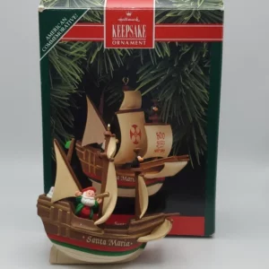 Hallmark Ornament Santa Maria 1992