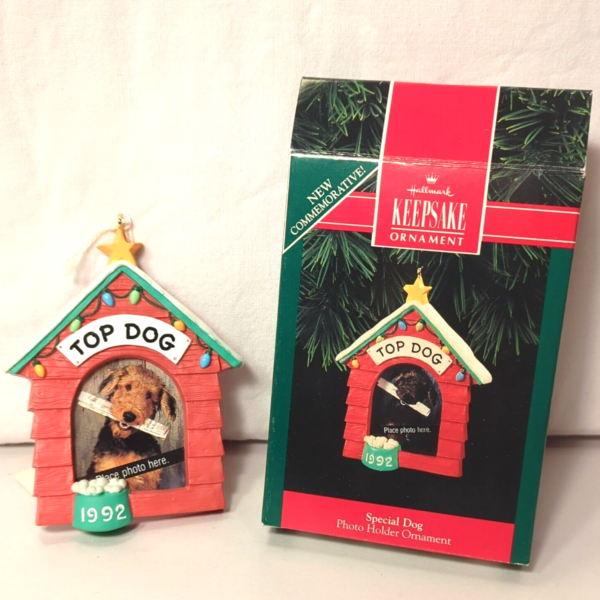 Hallmark Ornament Special Dog Photo Holder 1992