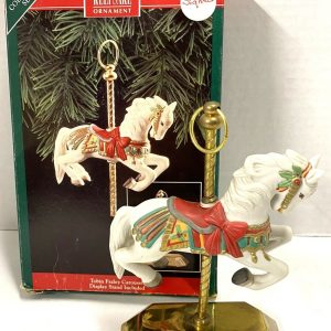 Hallmark Ornament Tobin Fraley Carousel 1992