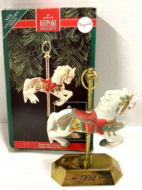 Hallmark Ornament Tobin Fraley Carousel #1 1992
