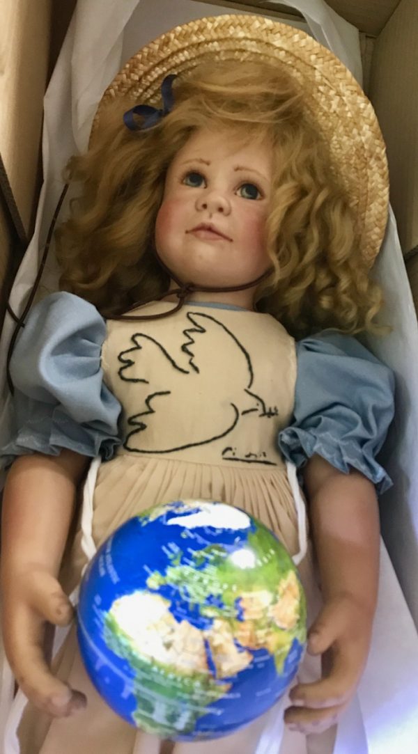 "Lucile World Peace" Fund Raiser for 9/11 created by Linda Murray One of A Kind doll - Image 6