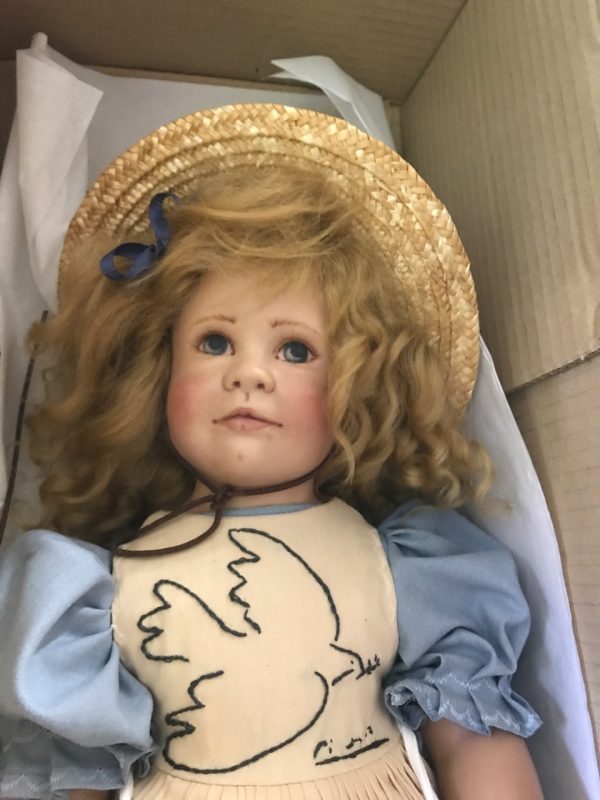 "Lucile World Peace" Fund Raiser for 9/11 created by Linda Murray One of A Kind doll - Image 3