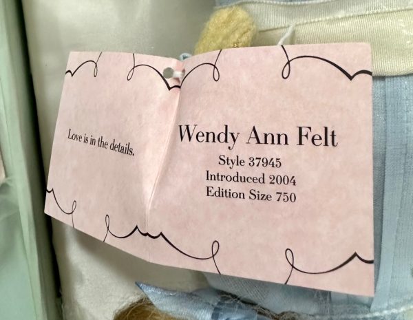 37945 Wendy Ann Molded Felt Doll 12" UFDC LE750 - Image 4