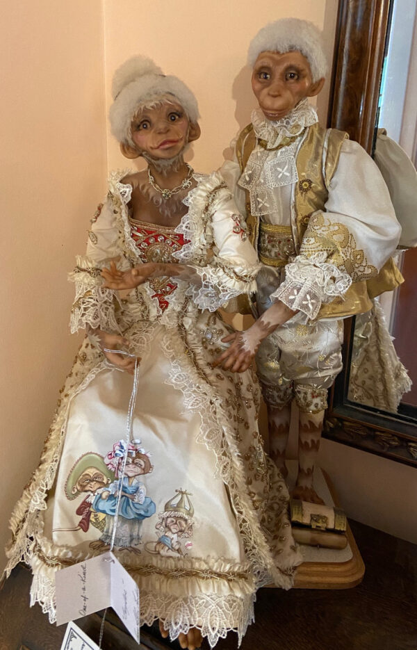 Crystal and Baylor by Anne Robin Luckett OOAK - Image 2