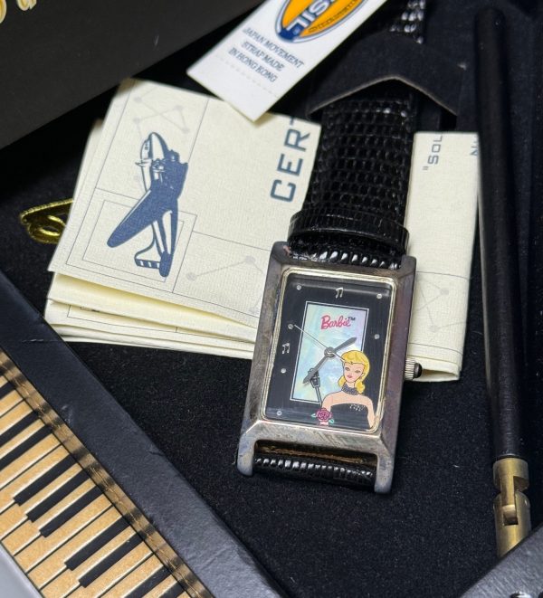 Solo in the Spotlight Barbie Fossil Watch (Black Piano) - Image 2