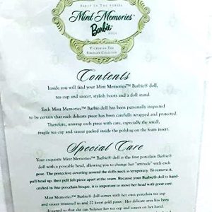 20983 Victorian Tea Collection. #1 Mint Memories Barbie (Porcelain)