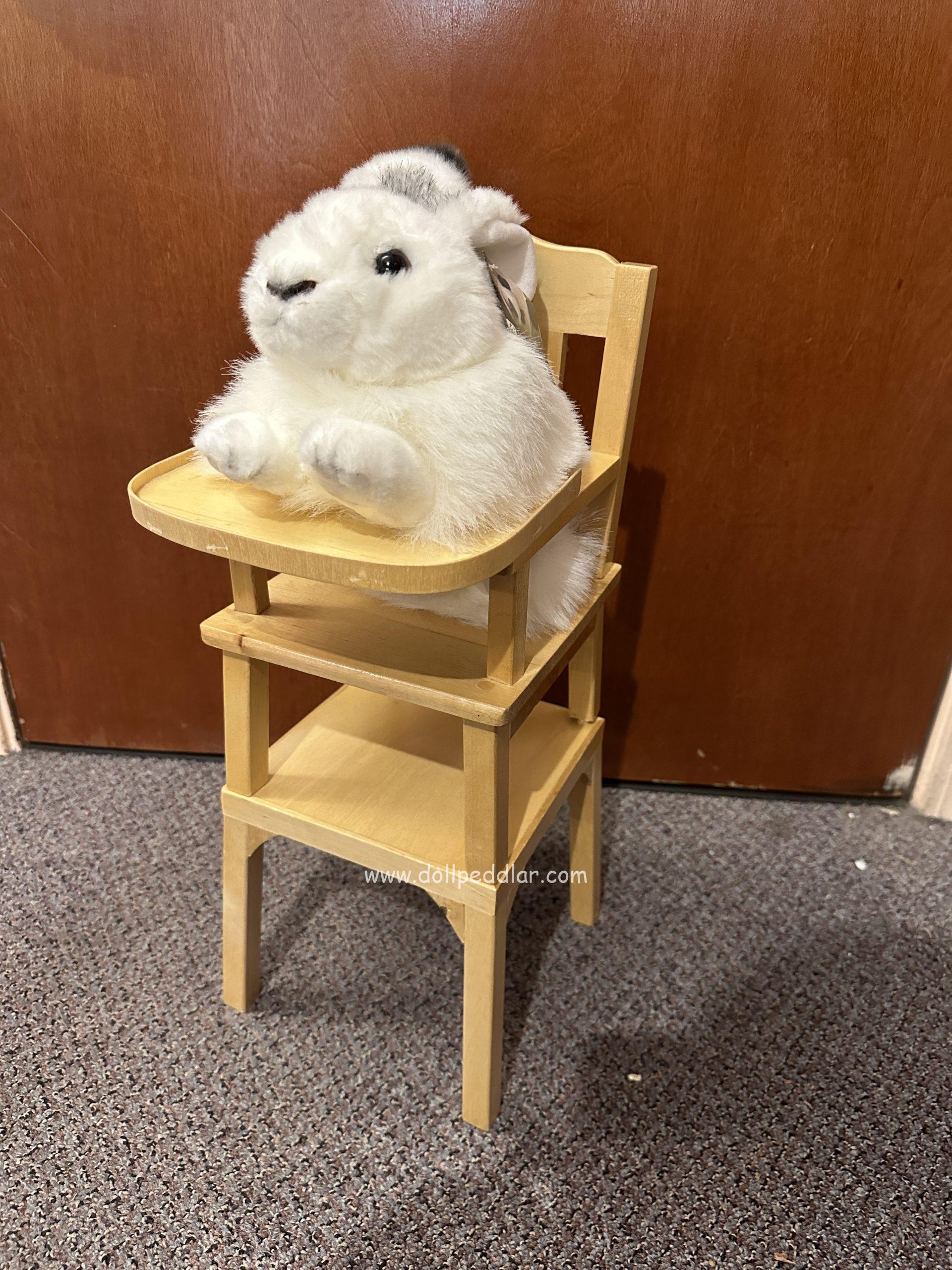 Furniture: Wood High chair for 10" - 12" dolls - Image 8