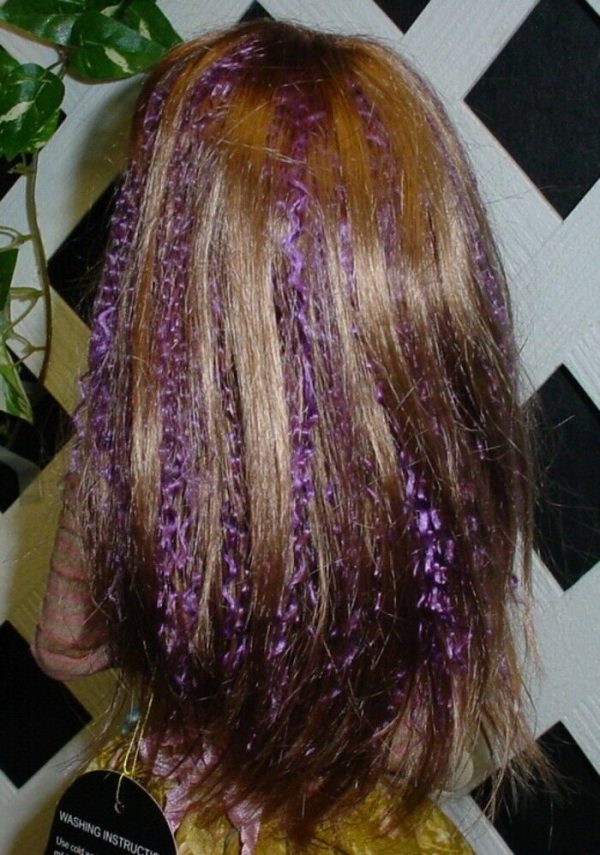 J-Rock Wig   Brown/Purple Size 7-8 - Image 3