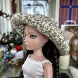 Marble Crochet Hat (Modeled on 7-8″ Head)
