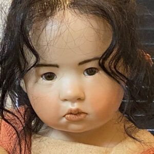 Jasmin + Her Dolly by Hildegard Gunzel LE25 (Wax Over Porcelain)