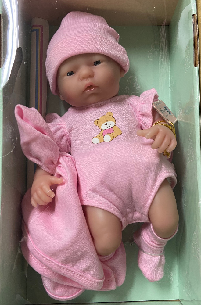 Boneca Bebê Reborn Silicone Alice 40 cm - Store Doll