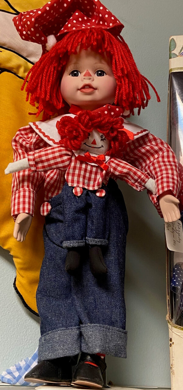 16" Raggedy Andy with Dolly (Porcelain) NO BOX