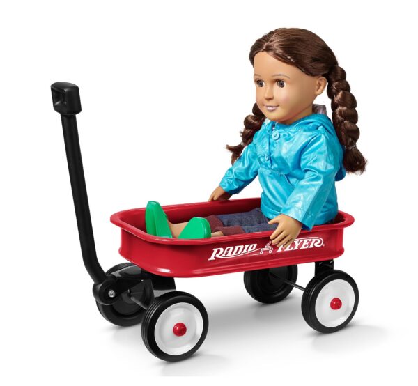 Radio Flyer Little Red Wagon 12.5"  x  7.5 " x 2". New.  Toy for dolls, bears, accessories. - Image 7