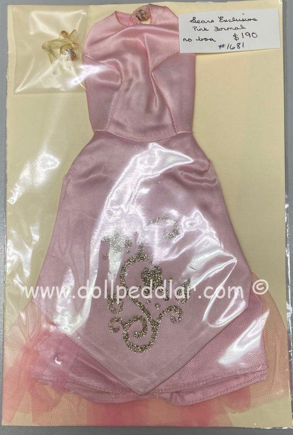 #1681 Vintage Barbie Pink Formal Fashion Mint/No BOA