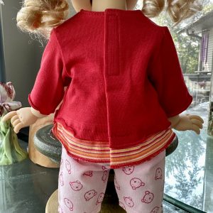 Kathe Kruse: Little Red Bear Outfit 11-13″ (28-33cm) Babypuppen