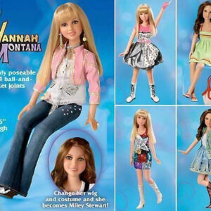 Ashton-Drake & Disney Hannah Montana/Miley Stewart Doll 16″ Never Removed from Box in Shipper