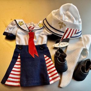 RA0058A Ahoy Matey Outfit for Riley & Friends, Meadowdolls, Grook. 7″ ~ 9″