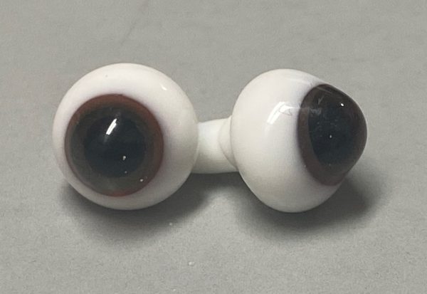 Round Glass Eyes (Root Beer) 8mm