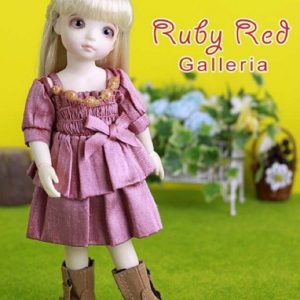 IA0012B Valentine’s Day Silk Outfit   fits 7.5″ ~ 9″