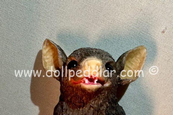 Resin Vampire Bat 3.5" with 2 Sets of Wings Hand Painted - Image 2