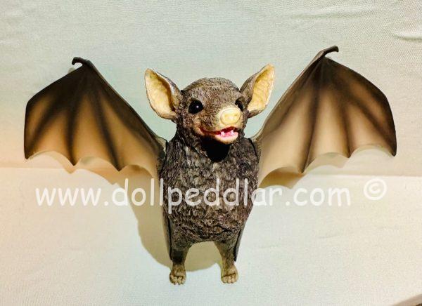Resin Vampire Bat 3.5" with 2 Sets of Wings Hand Painted