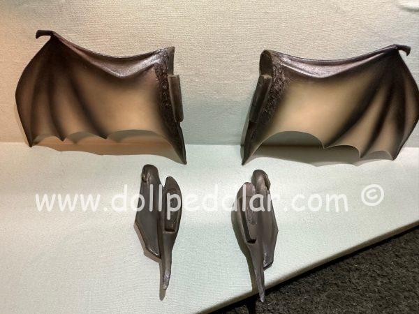 Resin Vampire Bat 3.5" with 2 Sets of Wings Hand Painted - Image 3