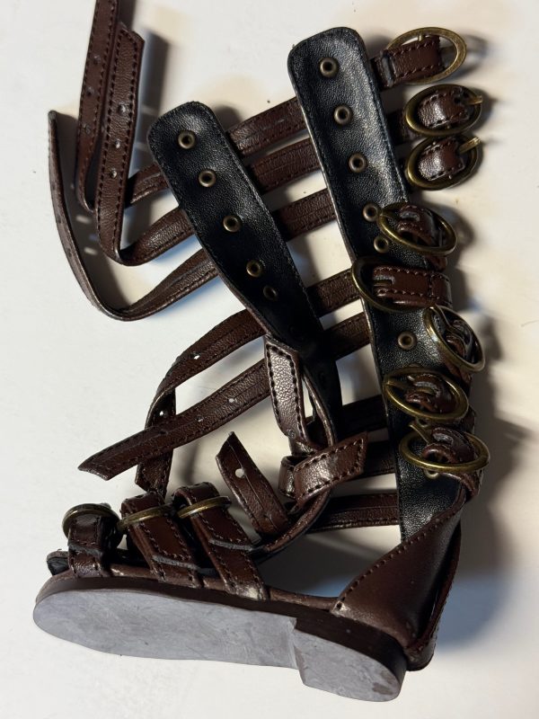 SDGS Brown Gladiator Boots (Vito/Double Boy Size) - Image 4