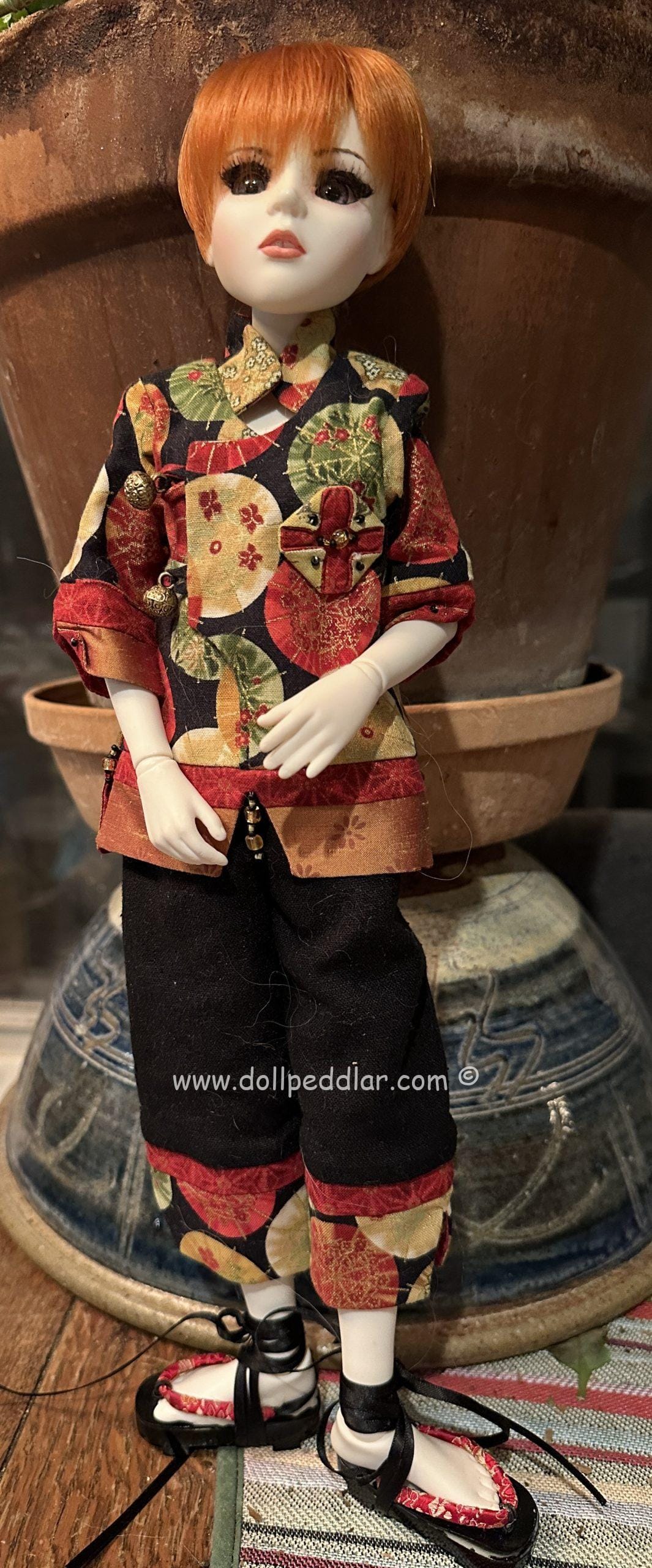 Goodreau BJD Doll in Traveling the Silk Road OOAK Full Set 16" - Image 3