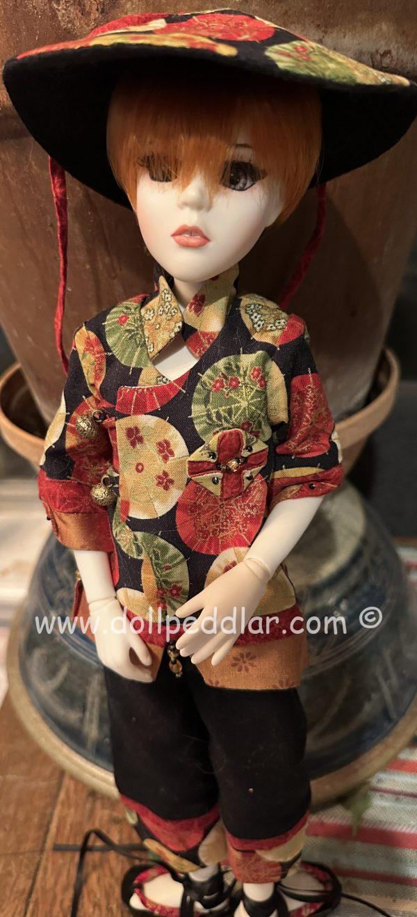 Goodreau BJD Doll in Traveling the Silk Road OOAK Full Set 16" - Image 2