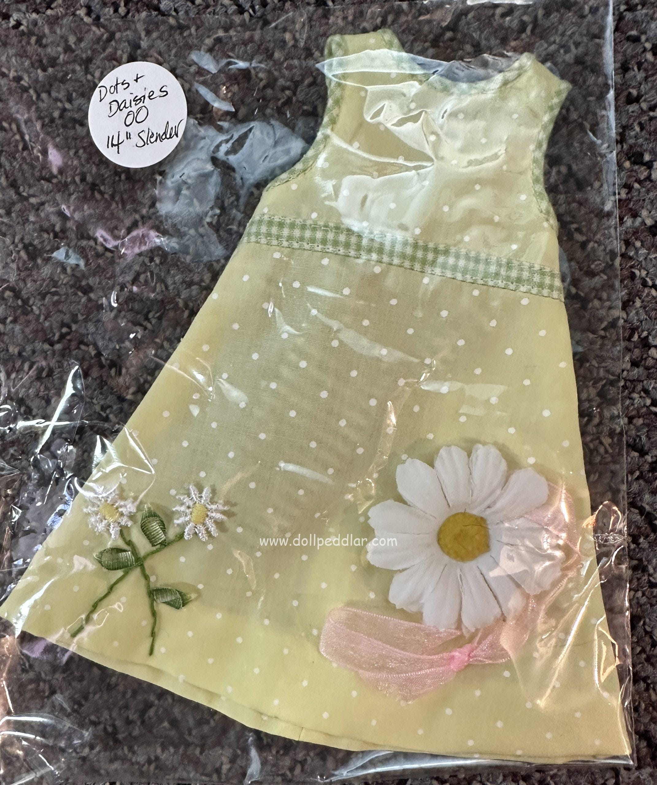 Dots & Daisies Tunic and Headband (Fits 14" Kish/MSD) - Image 2