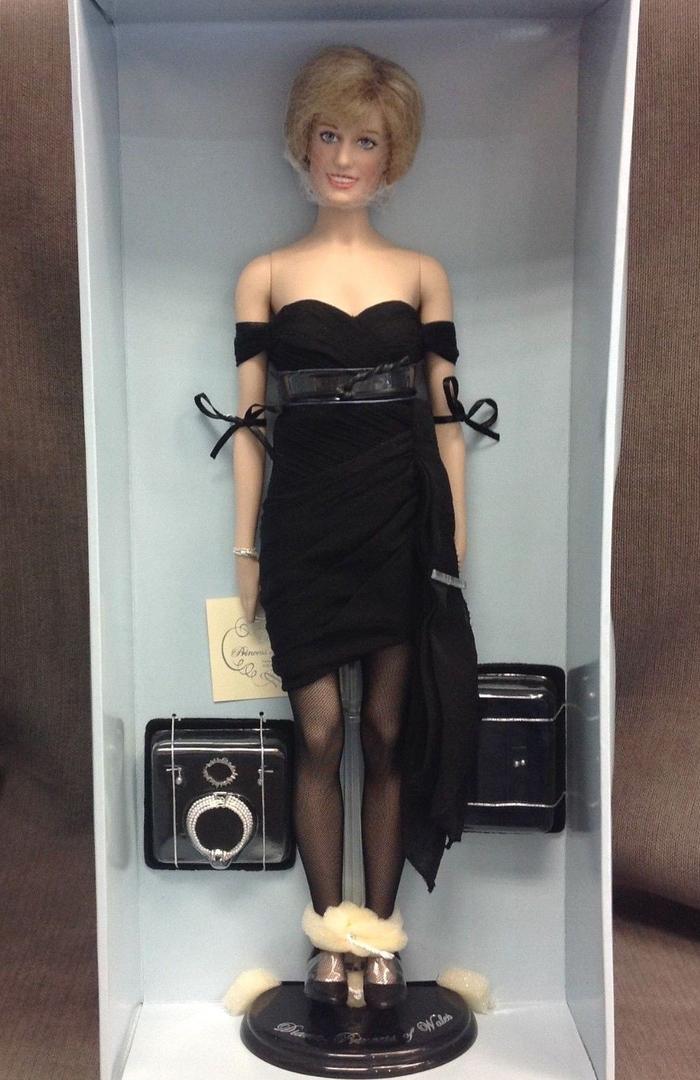 Princess Diana Princess of Glamour (Revenge Dress) Doll Peddlar Princess Diana Princess of Glamour (Revenge Dress) Doll Peddlar