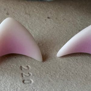 Magnetic resin ears with blushing  for  yosd, 10″  and similar size
